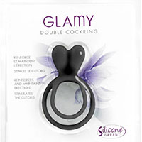Prsten za penis i testise | Double Ring Black