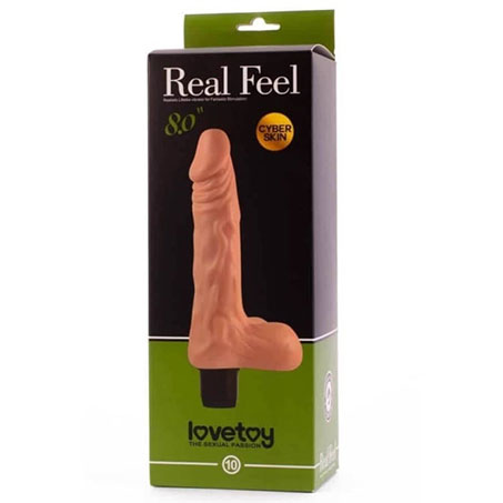 Realistični vibrator sa testisima | Real Feel 20 cm