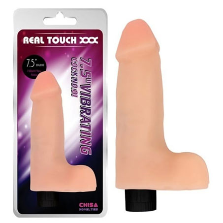 Mekani vibrator sa testisima | Real Touch 19 cm
