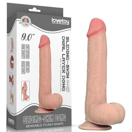 Realistični dildo | Sliding Skin 22 cm