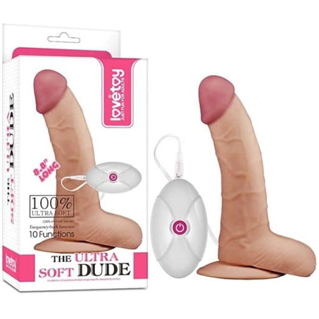Mekani realistični vibro dildo | Ultra soft 22 cm