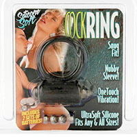 Vibro prsten | Cock Ring Black